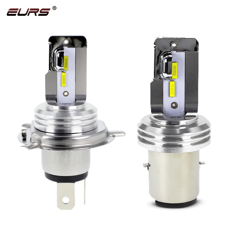 Universal Motorcycle Led Headlight Projector - EURS H4 BA20D LED Headlight For