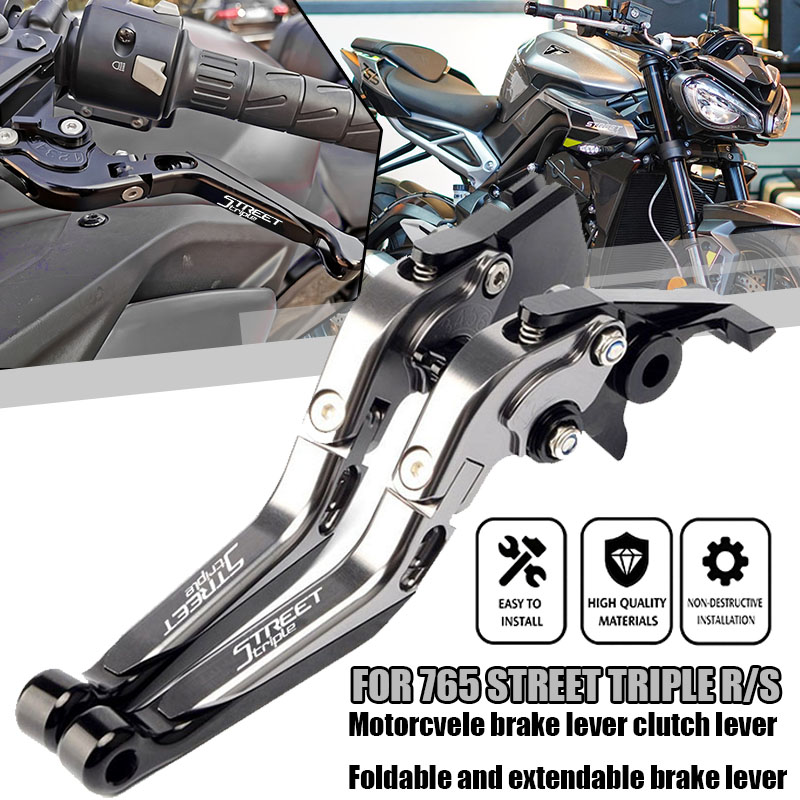 Cnc Aluminum Adjustable Brake Clutch Levers - For 765 Street Triple R/S (NOT
